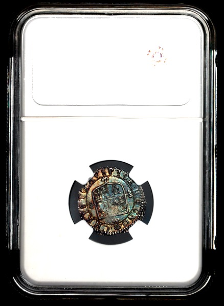 1660-1662 Charles II Threepence Choice Uncirculated. NGC - MS64