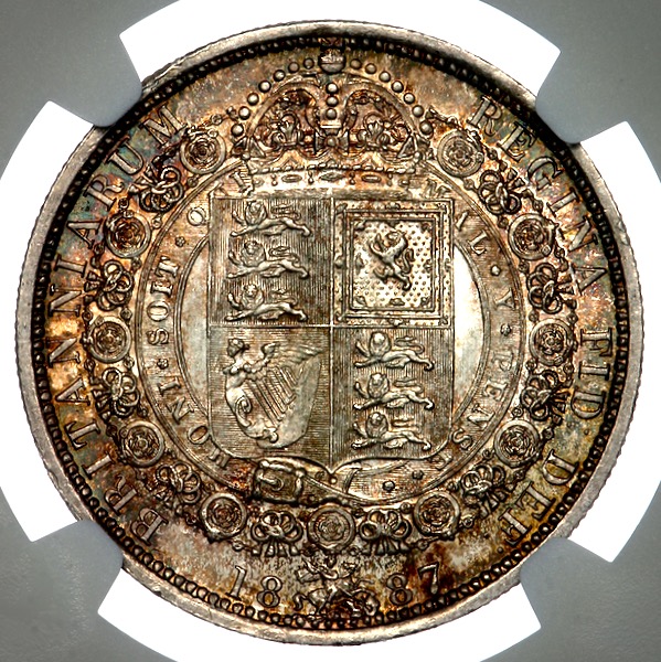 1887 Victoria Jubilee Head Halfcrown 