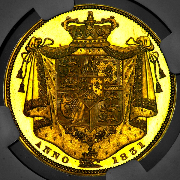 1831 William IV Proof Two Pounds NGC- PF64 Ultra Cameo