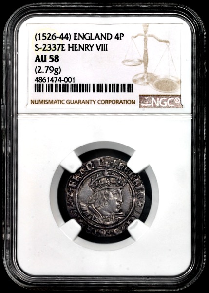 1526-44 Henry VIII Groat 