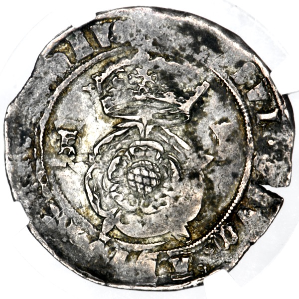 1544-47 Henry VIII Testoon NGC - AU53
