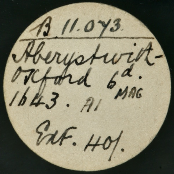 1643 Charles I Sixpence Uncirculated. NGC - MS63