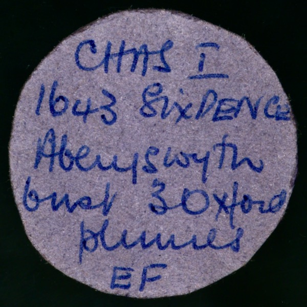 1643 Charles I Sixpence Uncirculated. NGC - MS63