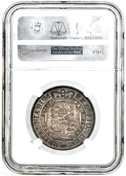 1817 George III Halfcrown Brilliant Unc. NGC - Mint State 65+