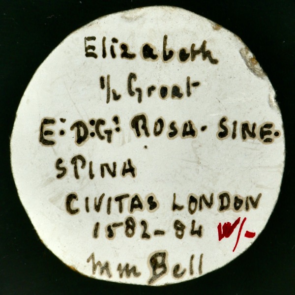 1582-1583 Elizabeth I Halfgroat Uncirculated. NGC - Mint State 63