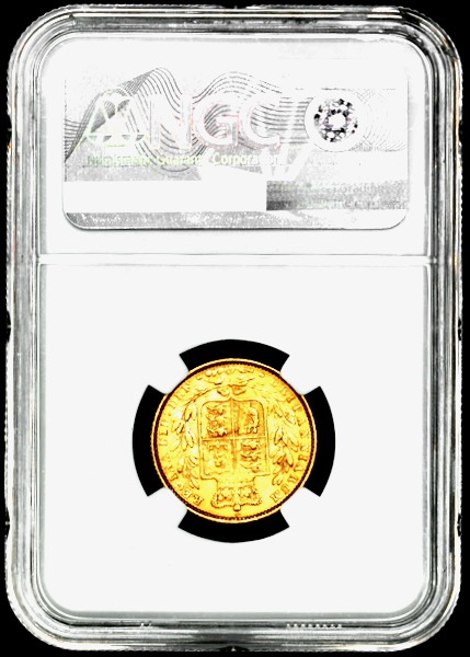 1870 Victoria Sovereign Uncirculated. NGC - MS63