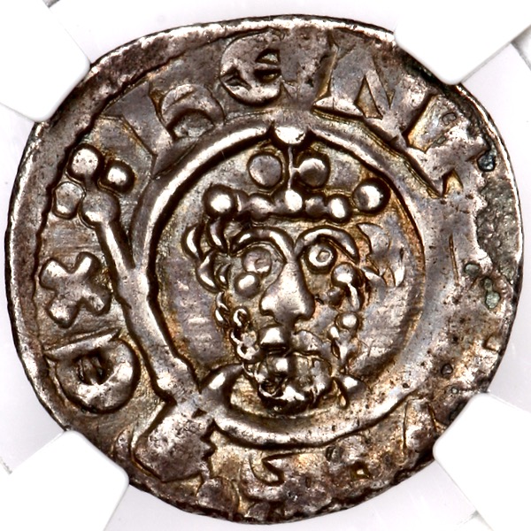 1189-1199 Richard I Penny NGC - AU55