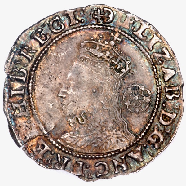 1599/8 Elizabeth I Sixpence NGC - AU55