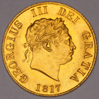 1817 GEORGE III HALF SOVEREIGN