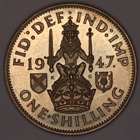 1947 GEORGE VI PROOF SHILLING