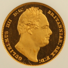 1830 KING WILLIAM IV PROOF GOLD SOVEREIGN COIN