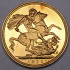 1871 VICTORIA PROOF SOVEREIGN