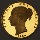 1839 QUEEN VICTORIA PROOF SOVEREIGN