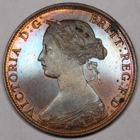 1868 VICTORIA PROOF HALFPENNY