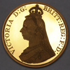 1887 VICTORIA PROOF FIVE POUNDS