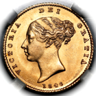 1846 Queen Victoria Half Sovereign
