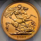 1911 GEORGE V PROOF TWO POUNDS