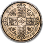 1884 Queen Victoria Gothic Florin
