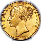 1859 Queen Victoria Ansell Sovereign