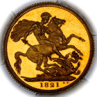 1821 George IV Proof Sovereign