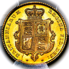 1842 Queen Victoria Half Sovereign
