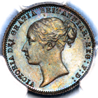 1876 Queen Victoria Sixpence
