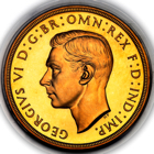 1937 George VI Proof Five Pounds