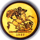 1937 George VI Proof Five Pounds
