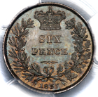 1837 King William IV Sixpence