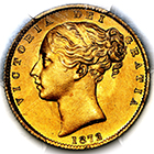 1872 M Queen Victoria Australia Melbourne Sovereign