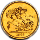 1902 King Edward VII Matt Proof Five Pounds