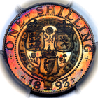 1893 Queen Victoria Proof Shilling