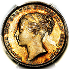 1839 Queen Victoria Shilling