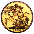 1923 SA George V South Africa Proof Sovereign