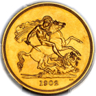 1902 King Edward VII Matt Proof Five Pounds