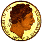 1820 George III Pattern Five Pounds