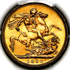 1892 Queen Victoria Sovereign
