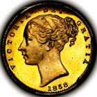 1858 Queen Victoria Sovereign