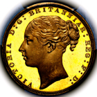 1871 Queen Victoria Proof Sovereign