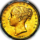 1841 Queen Victoria Sovereign