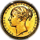 1879 M Queen Victoria Australia Melbourne Sovereign