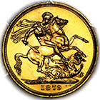 1879 M Queen Victoria Australia Melbourne Sovereign