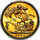 1894 Queen Victoria Sovereign