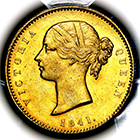 1841 Queen Victoria British India Mohur