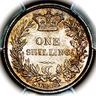 1843 Queen Victoria Shilling