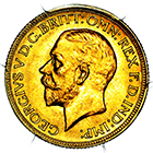 1929 P George V Australia Perth Mint Sovereign