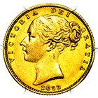 1853 Queen Victoria Sovereign