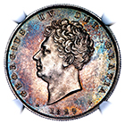 1829 King George IV Halfcrown