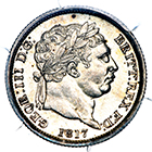 1817 George III GEOE Error Shilling