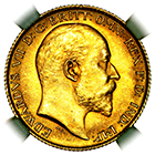 1906 King Edward VII Half Sovereign